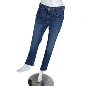 MADEWELL TOMBOY STRAIGHT BLUE JEANS JEANS